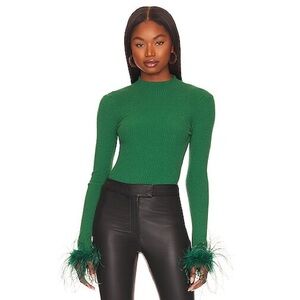 Lovers and Friends Relena Feather Open Back Top